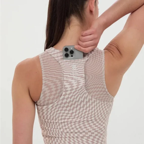 Bandit Stamina Lyra Race Crop - Chalk With Cocoa (Size M) - Picture 3 of 4